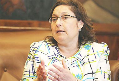 Ministra de Salud Graciela Ocaña